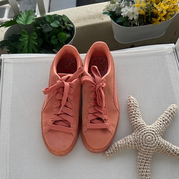Puma Shoes - Women's Puma Suede Coral Sneakers